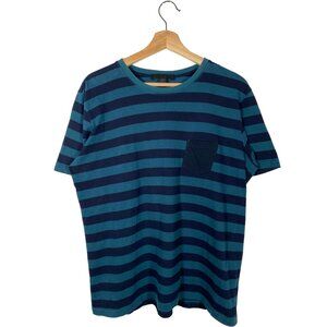 Burberry Prorsum Short Sleeve Striped Pocket Tee mens size IT large